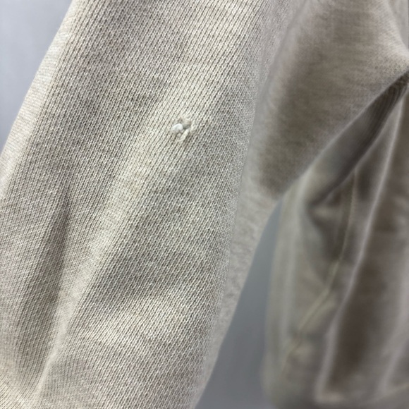 Polo Ralph Lauren Hoodie Men’s Large Tan Thermal Waffle Hood Zip - Picture 10 of 10